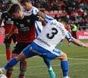 El Mirandés agrava la crisis del Málaga con una goleada
