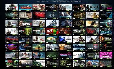 Steam lanza sus rebajas Stealth con descuentos masivos