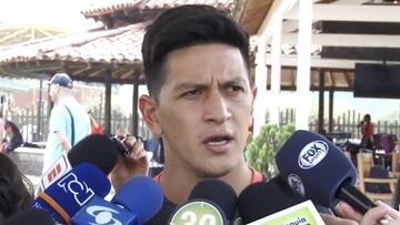 Cano en la previa de la final por Copa Águila