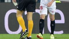 Alberto Moreno, durante la final de la Europa League.