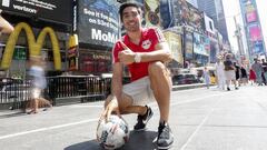 05/08/18 ENTREVISTA JOSE AGUINAGA JUGADOR NEW YORK RED BULLS 