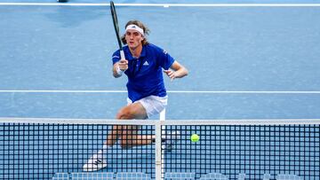 Stefanos Tsitsipas, en la ATP Cup.