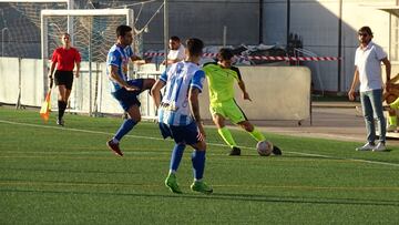 Imagen del partido entre el Villarrubia y el Manchego Ciudad Real