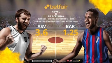 ASVEL Villeurbanne vs. FC Barcelona: horario, TV, estadísticas, clasificación y pronósticos