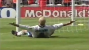 El mítico gol de Gascoigne a Escocia en la Eurocopa 96