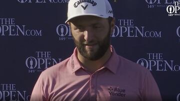 Rahm tras finalizar el British Open: "Ha sido una semana buena"