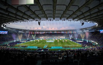 Euro 2021 opening ceremony: in pictures