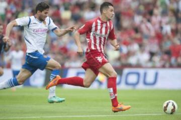 Girona-Zaragoza en imágenes