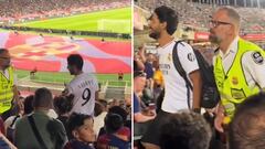 Watch: Real Madrid fan Kicked out of FC Barcelona stadium