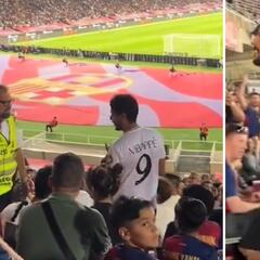 Watch: Real Madrid fan Kicked out of FC Barcelona stadium