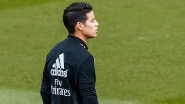 James Rodríguez, jugador del Real Madrid