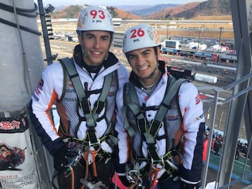 Márquez y Pedrosa en Motegi.