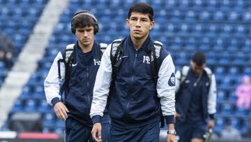Michell Rodriguez of Pumas  during the 10th round match between America and Pumas UNAM as part of the Liga BBVA MX, Torneo Apertura 2024 at Ciudad de los Deportes Stadium on September 29, 2024 in Mexico City, Mexico.