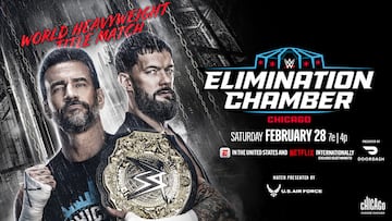 CM Punk defiende el Campeonato Mundial Pesado ante Finn Bálor en Elimination Chamber.