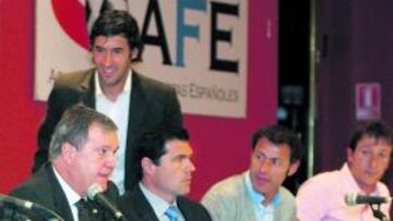 <b>LA MESA. </b>Movilla, Raúl, Alberto López, Alberto y Ramis.