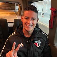 James Rodríguez llega a Brasil para unirse a Sao Paulo