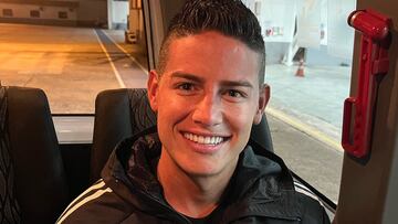 James Rodríguez ya está en Brasil para unirse a Sao Paulo.