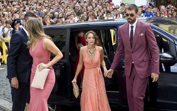 Marc Gasol y su esposa.