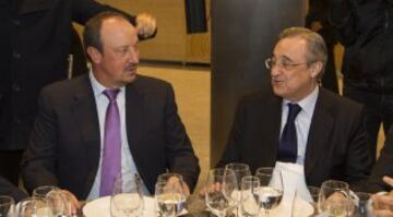 Florentino Pérez y Rafael Benítez 