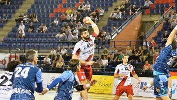 El Logroño se desmelenó en la segunda mitad ante el Cangas