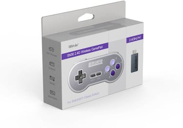 Juega a tu SNES Classic Mini más cómodo con este mando sin cables
