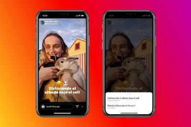 Instagram traduce por ti el texto de las Stories
