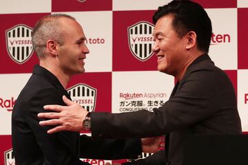 La presentación de Andrés Iniesta con el Vissel Kobe en imágenes