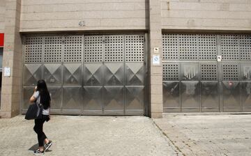 Las puertas 41 y 6 del Vicente Calderón son las únicas que aún conservan el número.