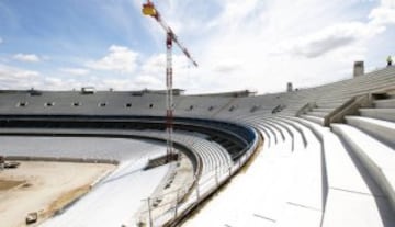 Ongoing work on the new Atletico Madrid stadium