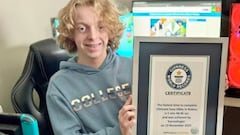 Quinten, de 18 años, vence a los hackers, llaman a la puerta y son los del Libro Guinness de los Récords