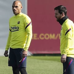 Braithwaite se postula titular ante el Real Madrid