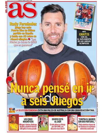 Las portadas de AS de julio