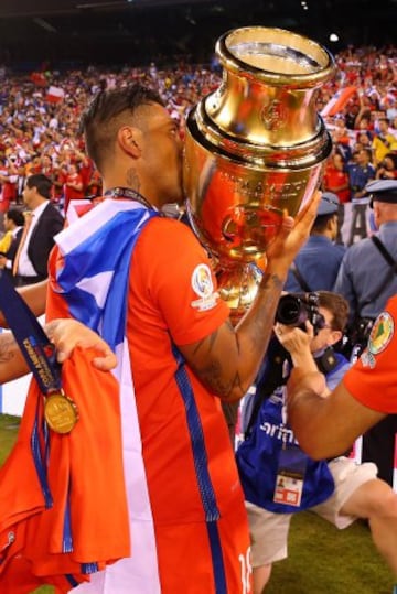 Así festejó la Roja su título Centenario