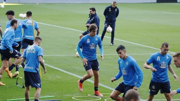 Entrenamiento Deportivo de La Coru?a. barcia