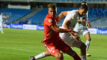 Duv&aacute;n Vergara durante un partido con Am&eacute;rica de Cali.