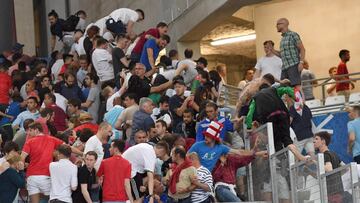 La UEFA admite problemas de separación entre las aficiones