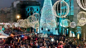 Vigo empieza con las luces de Navidad por culpa de la pandemia