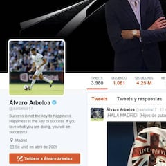 Polémico mensaje de Arbeloa: "¡Hala Madrid! (hijos de puta)"