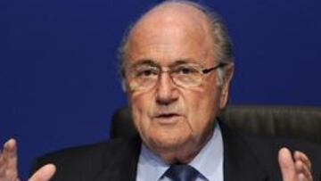 Blatter, presidente de la FIFA.