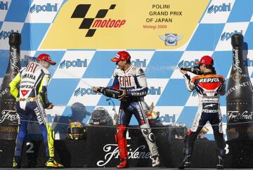 El primer español en ganar en la categoría de MotoGP fue Jorge Lorenzo en 2009.