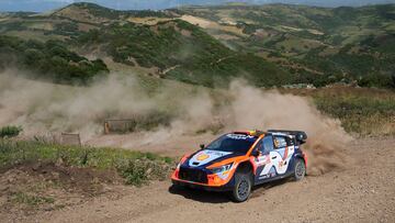 2024 FIA World Rally Championship Round 6, Rally Italia Sardegna, 31 May-2 June 2024

Dani Sordo, Candido Carrera, Hyundai i20 N Rally1 Hybrid, Action during Day 1 of WRC Rally Italia Sardegna 2024      

Photographer: Vincent Thuillier
Worldwide copyright: Hyundai Motorsport GmbH