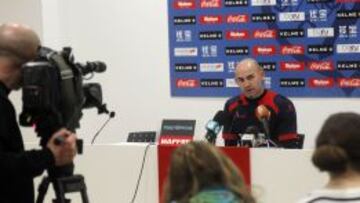 Paco Jémez, en la previa del Deportivo-Rayo.