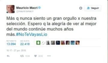 Incluso el Presidente de Argentina le pide al '10' ndel Barcelona que no deje la Albiceleste