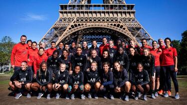 Irene Paredes gan¨® la escalada del PSG a la Torre Eiffel