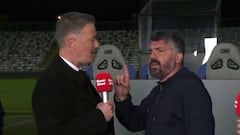 Gattuso se enzarza en pleno directo televisivo con un exjugador del Sevilla en perfecto español