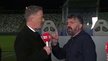 Gattuso se enzarza en pleno directo televisivo con un exjugador del Sevilla en perfecto español