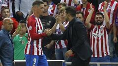 Simeone se lo dijo a la cara a Torres: "Cuento contigo..."