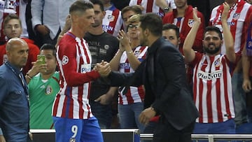 Simeone se lo dijo a la cara a Torres: "Cuento contigo..."