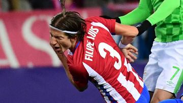 Filipe, durante el partido.