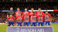 Once del Atlético contra el Granada.